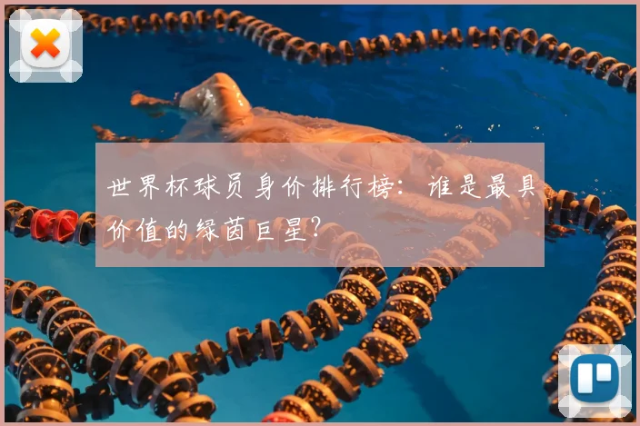 世界杯球员身价排行榜：谁是最具价值的绿茵巨星？